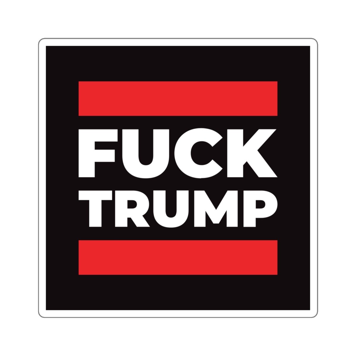 Free Oppression - Stickers - Fuck Trump – Square Vinyl Sticker