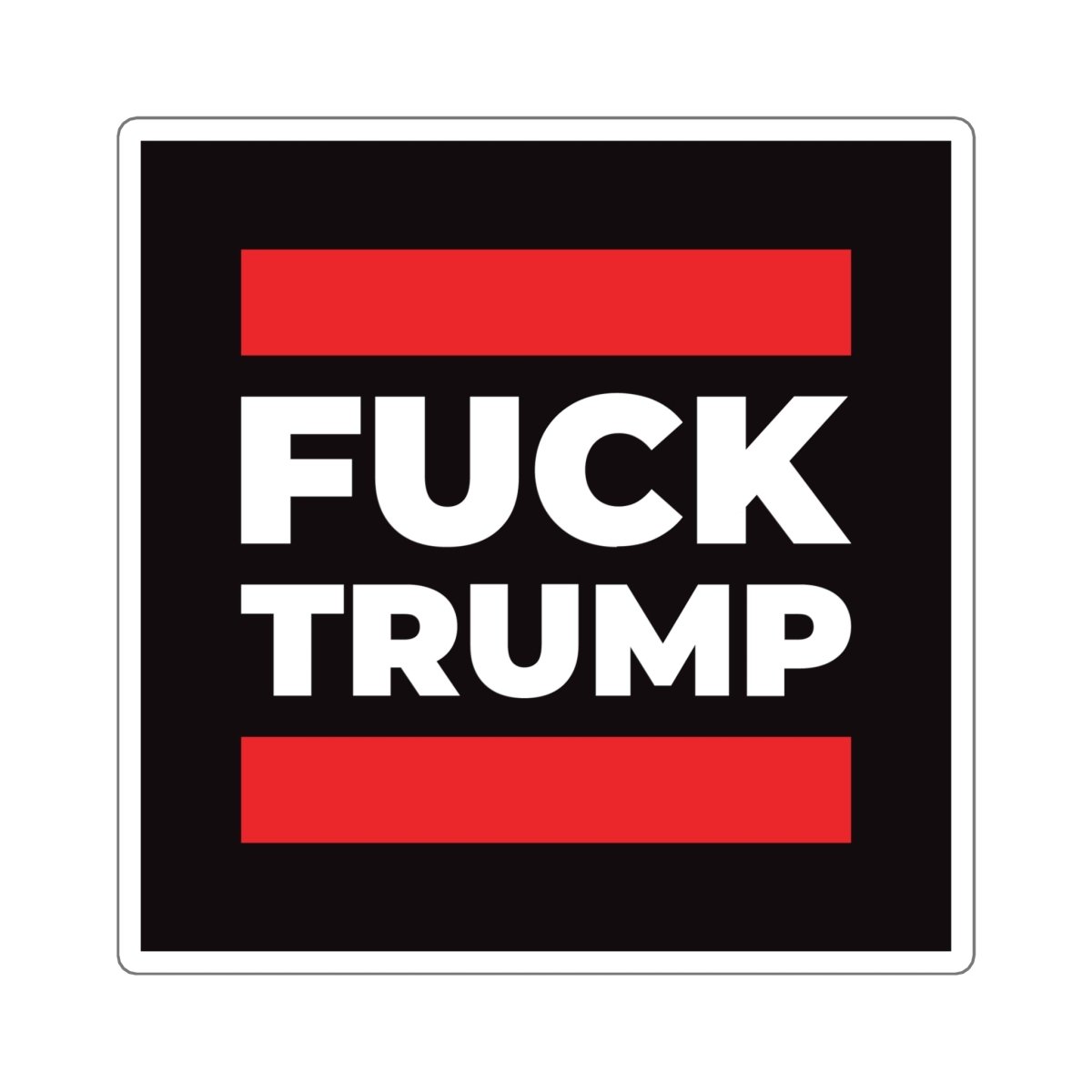 Free Oppression - Stickers - Fuck Trump – Square Vinyl Sticker