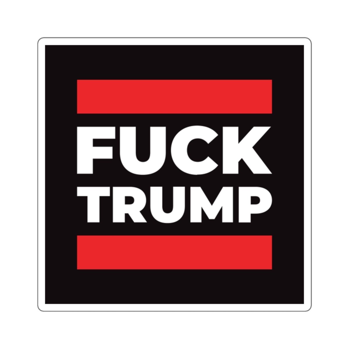 Free Oppression - Stickers - Fuck Trump – Square Vinyl Sticker