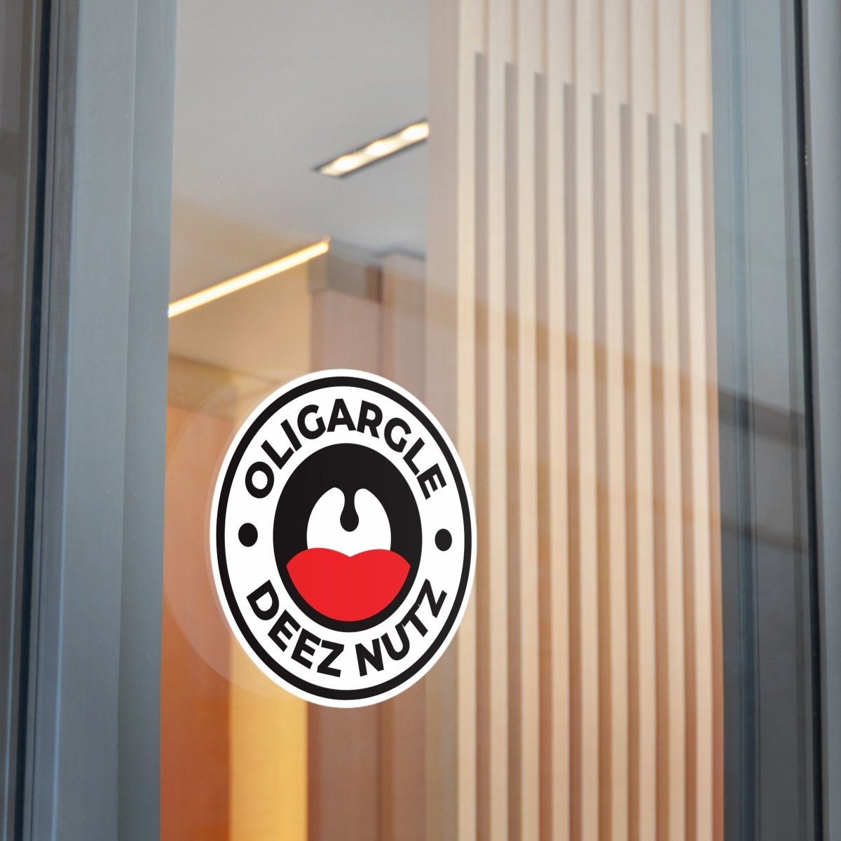 Free Oppression - Stickers - Oligargle Deez Nutz – Round Vinyl Sticker