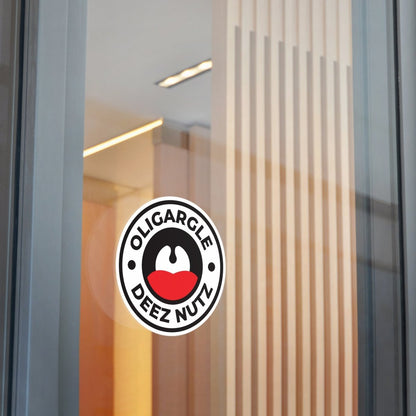 Free Oppression - Stickers - Oligargle Deez Nutz – Round Vinyl Sticker