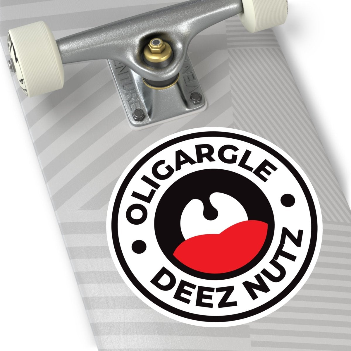 Free Oppression - Stickers - Oligargle Deez Nutz – Round Vinyl Sticker