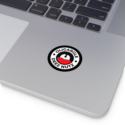 Free Oppression - Stickers - Oligargle Deez Nutz – Round Vinyl Sticker