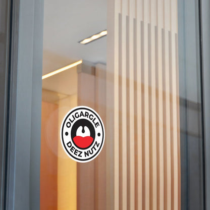 Free Oppression - Stickers - Oligargle Deez Nutz – Round Vinyl Sticker