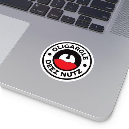 Free Oppression - Stickers - Oligargle Deez Nutz – Round Vinyl Sticker