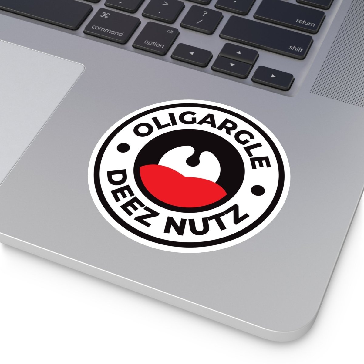 Free Oppression - Stickers - Oligargle Deez Nutz – Round Vinyl Sticker