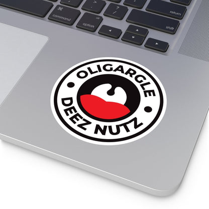 Free Oppression - Stickers - Oligargle Deez Nutz – Round Vinyl Sticker