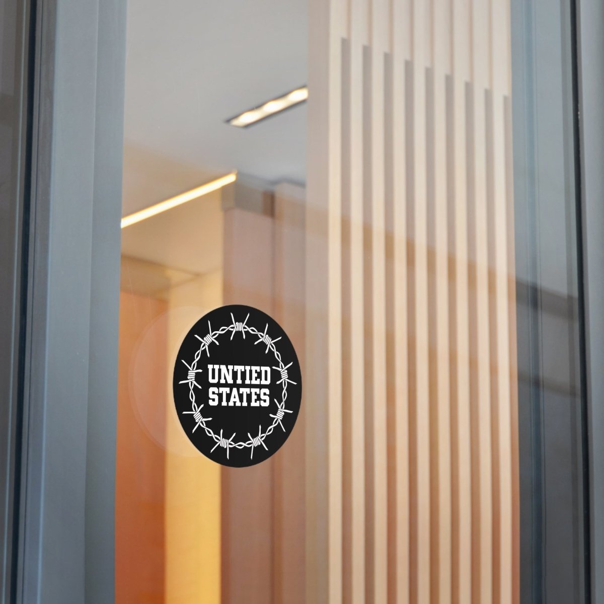 Free Oppression - Stickers - Untied States – Round Vinyl Sticker