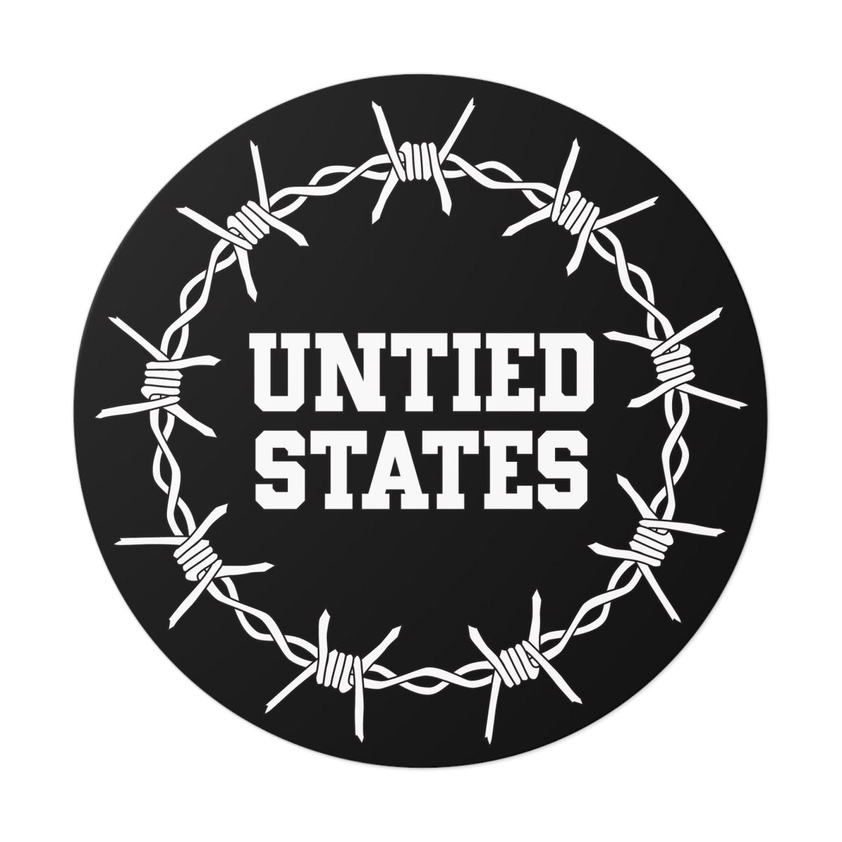Free Oppression - Stickers - Untied States – Round Vinyl Sticker