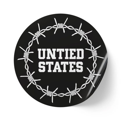 Free Oppression - Stickers - Untied States – Round Vinyl Sticker