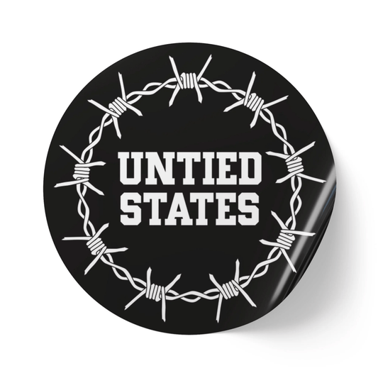 Free Oppression - Stickers - Untied States – Round Vinyl Sticker