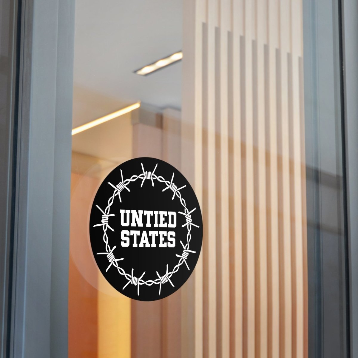 Free Oppression - Stickers - Untied States – Round Vinyl Sticker