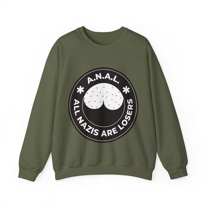 Free Oppression - Sweatshirt - All Nazis Are Losers – Anti - Nazi Protest Sweatshirt