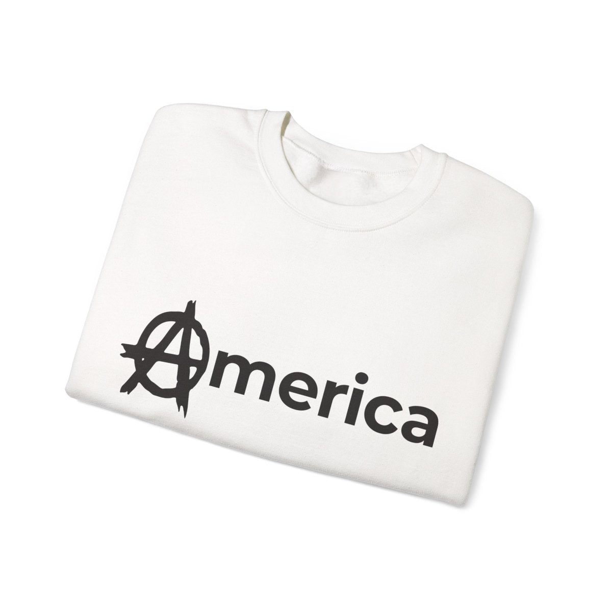 Free Oppression - Sweatshirt - America (Anarchy A) – Anti - Authoritarian Protest Sweatshirt