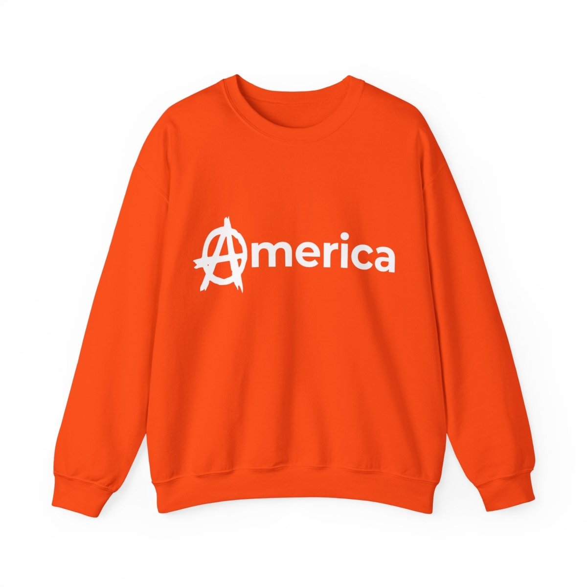 Free Oppression - Sweatshirt - America (Anarchy A) – Anti - Authoritarian Protest Sweatshirt