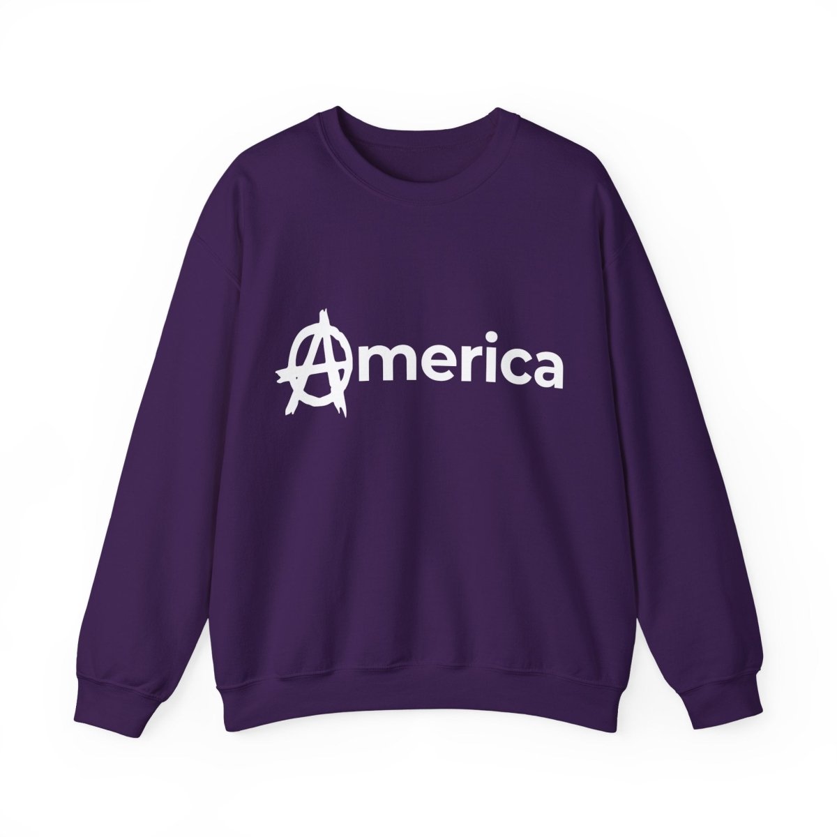 Free Oppression - Sweatshirt - America (Anarchy A) – Anti - Authoritarian Protest Sweatshirt