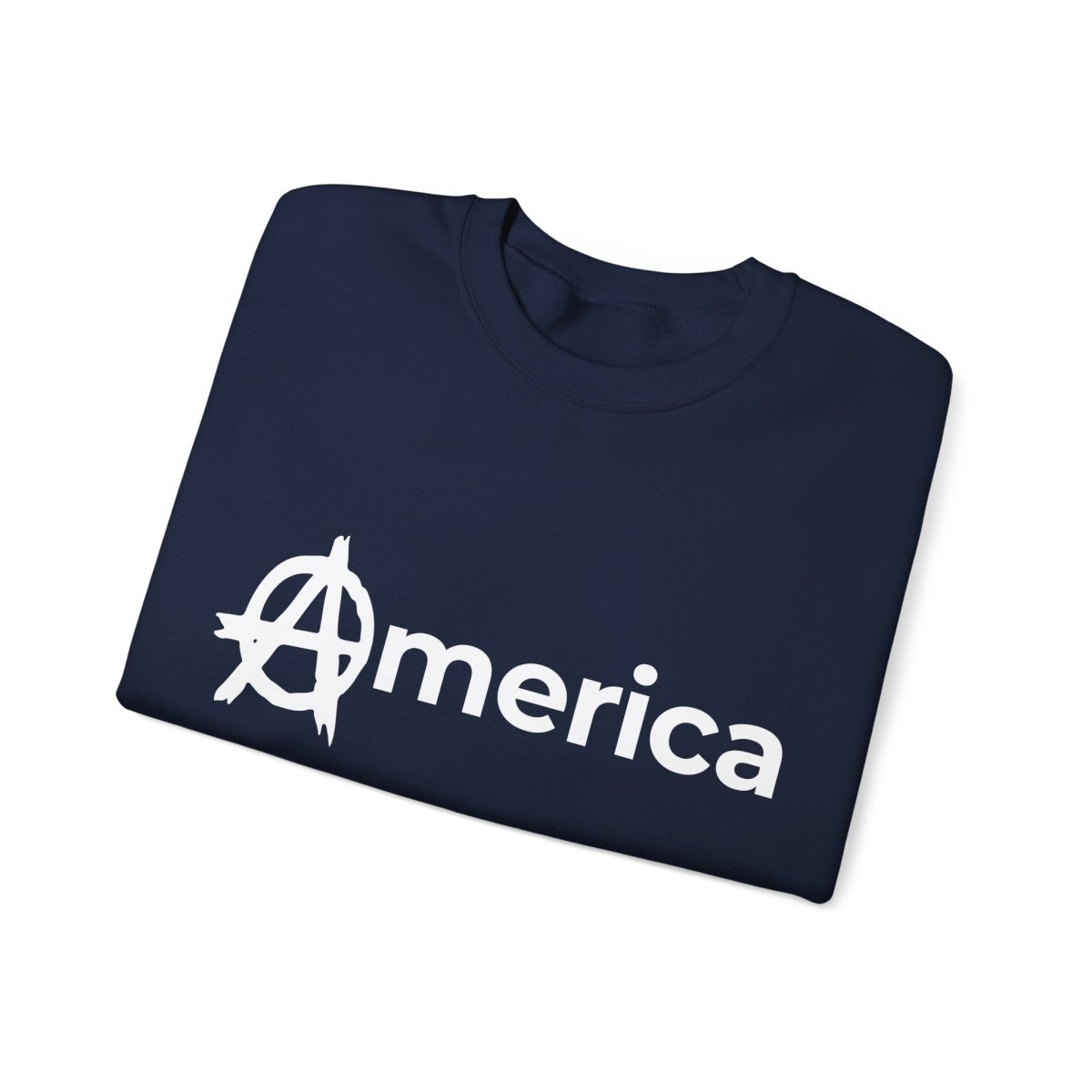 Free Oppression - Sweatshirt - America (Anarchy A) – Anti - Authoritarian Protest Sweatshirt