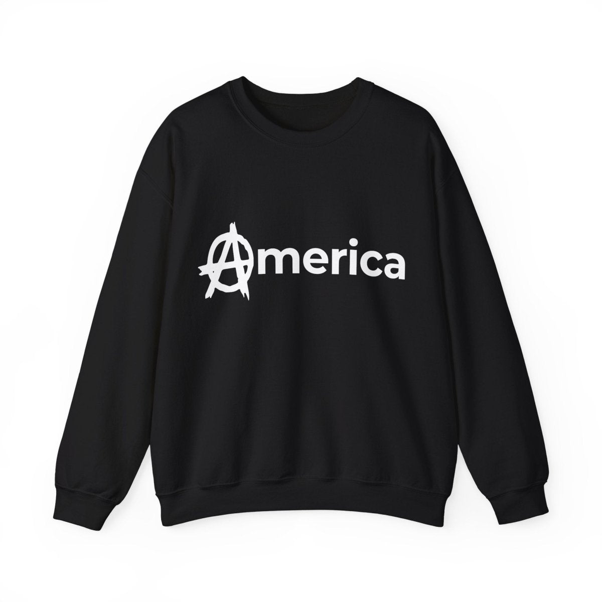Free Oppression - Sweatshirt - America (Anarchy A) – Anti - Authoritarian Protest Sweatshirt