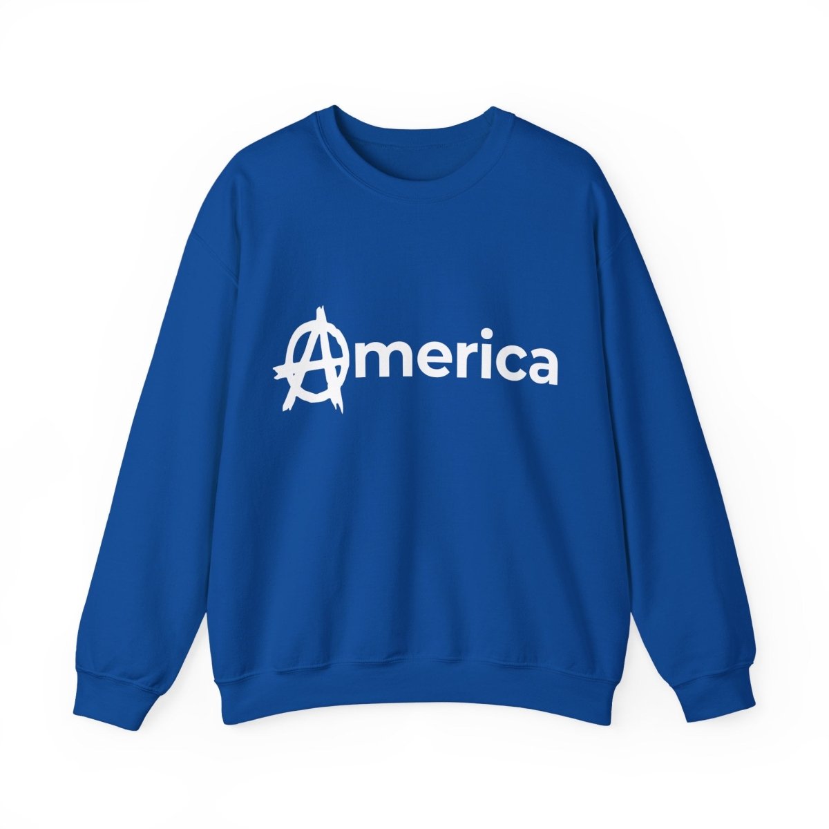 Free Oppression - Sweatshirt - America (Anarchy A) – Anti - Authoritarian Protest Sweatshirt