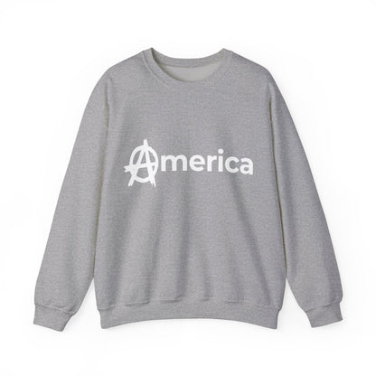 Free Oppression - Sweatshirt - America (Anarchy A) – Anti - Authoritarian Protest Sweatshirt
