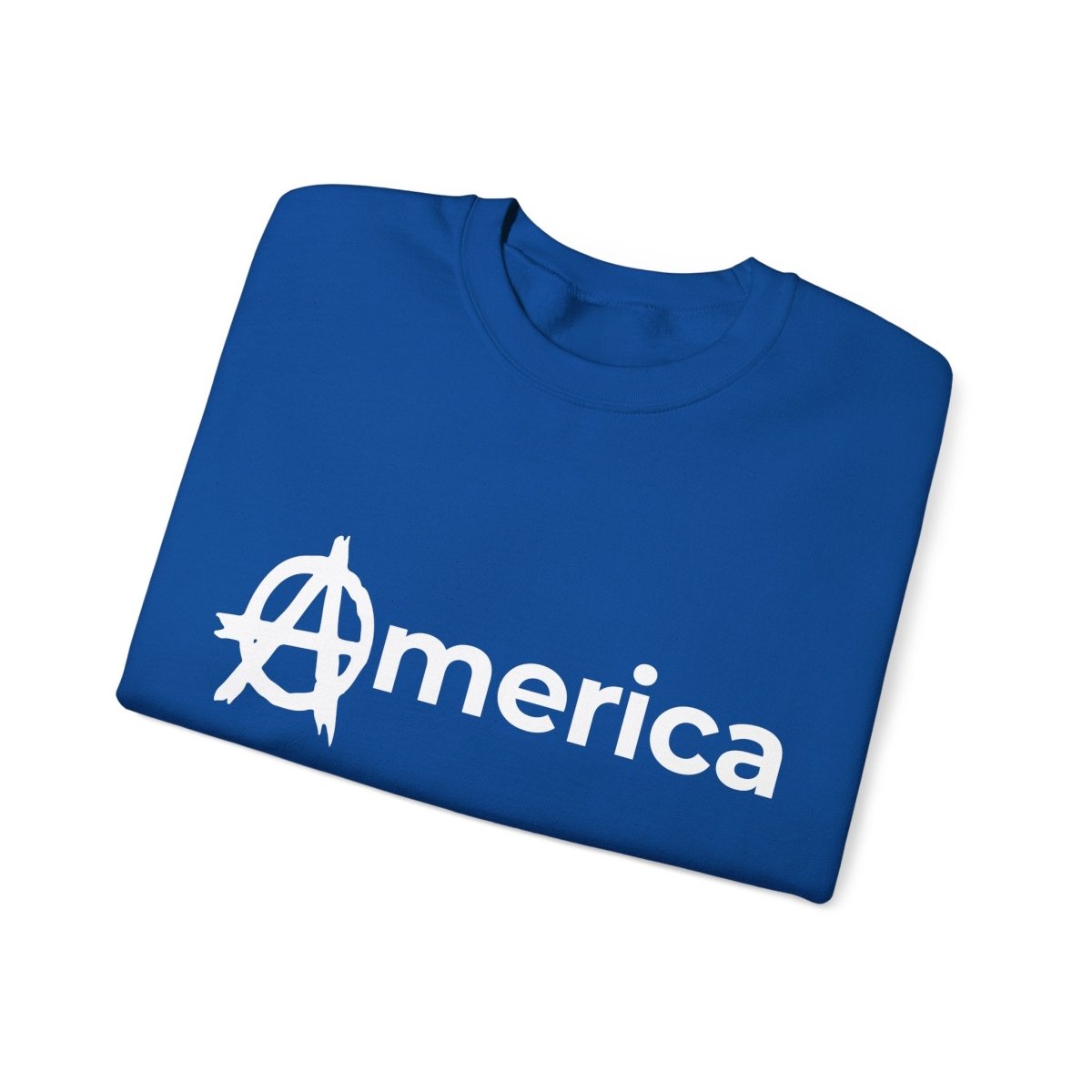 Free Oppression - Sweatshirt - America (Anarchy A) – Anti - Authoritarian Protest Sweatshirt