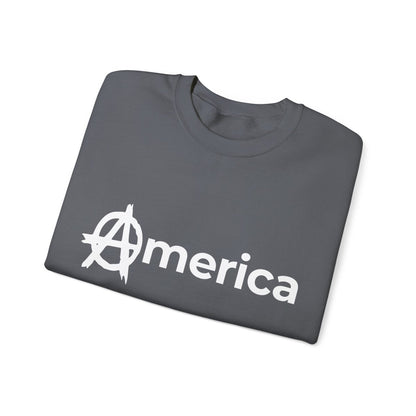Free Oppression - Sweatshirt - America (Anarchy A) – Anti - Authoritarian Protest Sweatshirt
