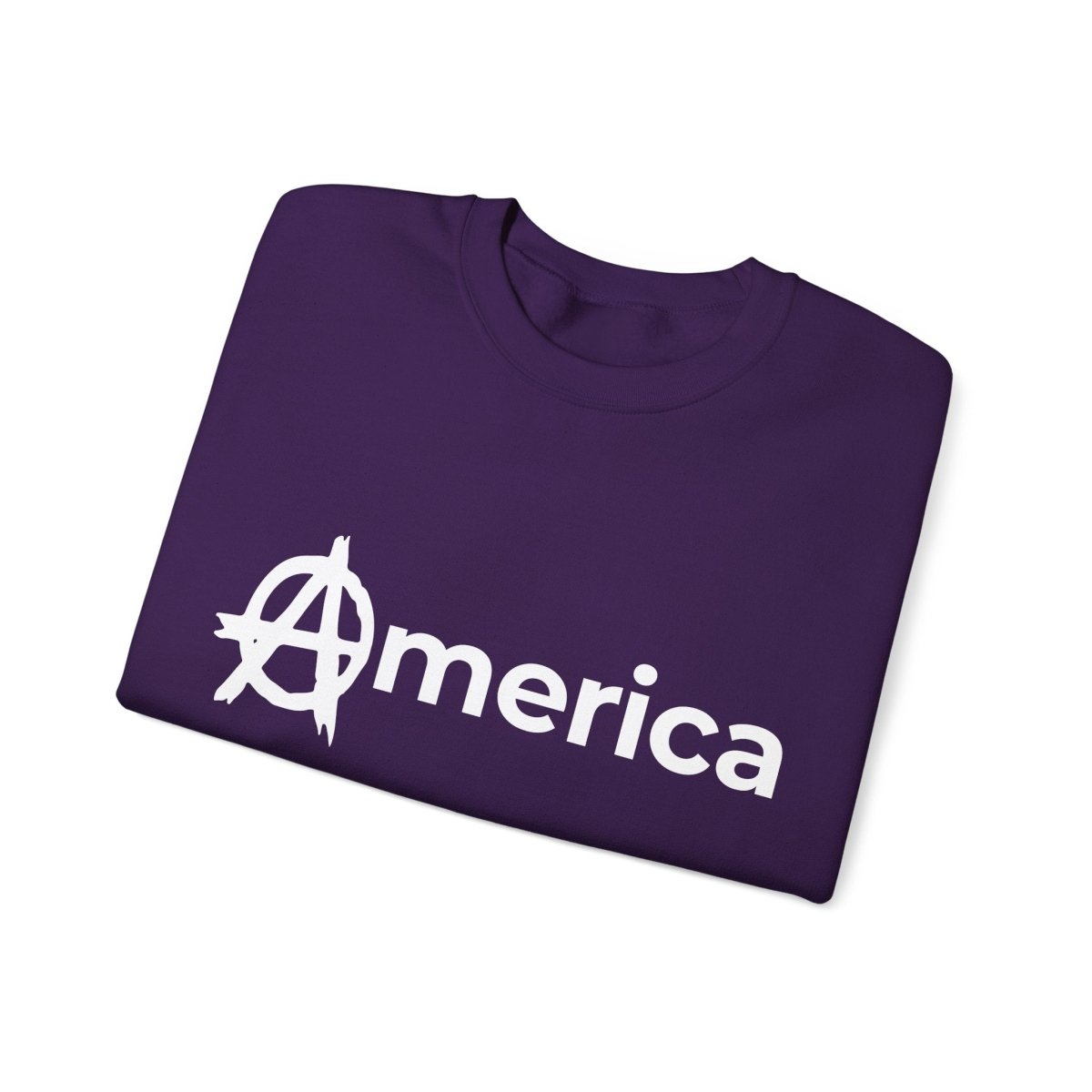 Free Oppression - Sweatshirt - America (Anarchy A) – Anti - Authoritarian Protest Sweatshirt