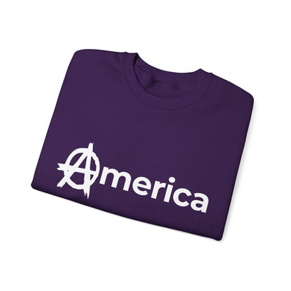 Free Oppression - Sweatshirt - America (Anarchy A) – Anti - Authoritarian Protest Sweatshirt