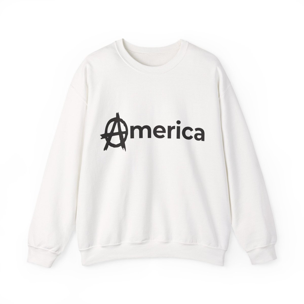 Free Oppression - Sweatshirt - America (Anarchy A) – Anti - Authoritarian Protest Sweatshirt