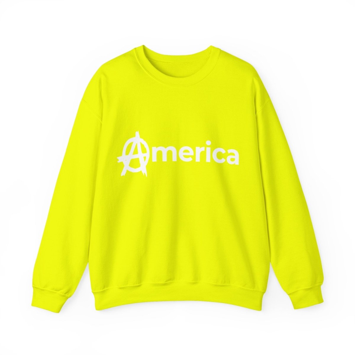 Free Oppression - Sweatshirt - America (Anarchy A) – Anti - Authoritarian Protest Sweatshirt