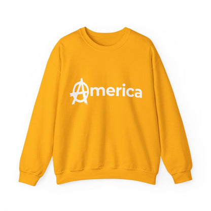 Free Oppression - Sweatshirt - America (Anarchy A) – Anti - Authoritarian Protest Sweatshirt