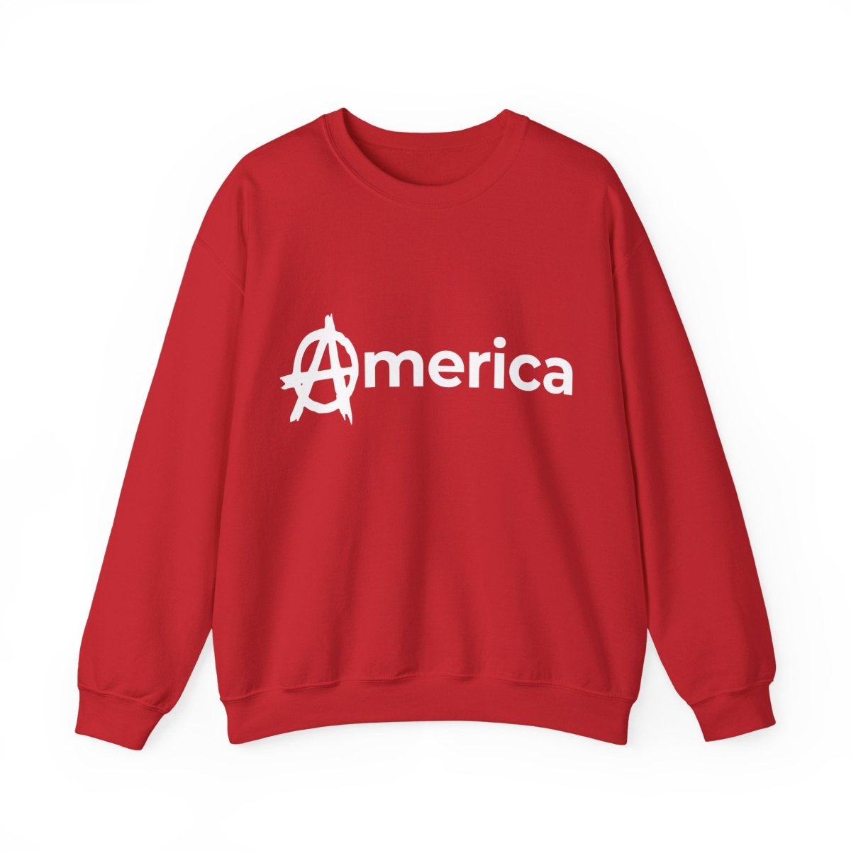 Free Oppression - Sweatshirt - America (Anarchy A) – Anti - Authoritarian Protest Sweatshirt