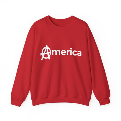 Free Oppression - Sweatshirt - America (Anarchy A) – Anti - Authoritarian Protest Sweatshirt