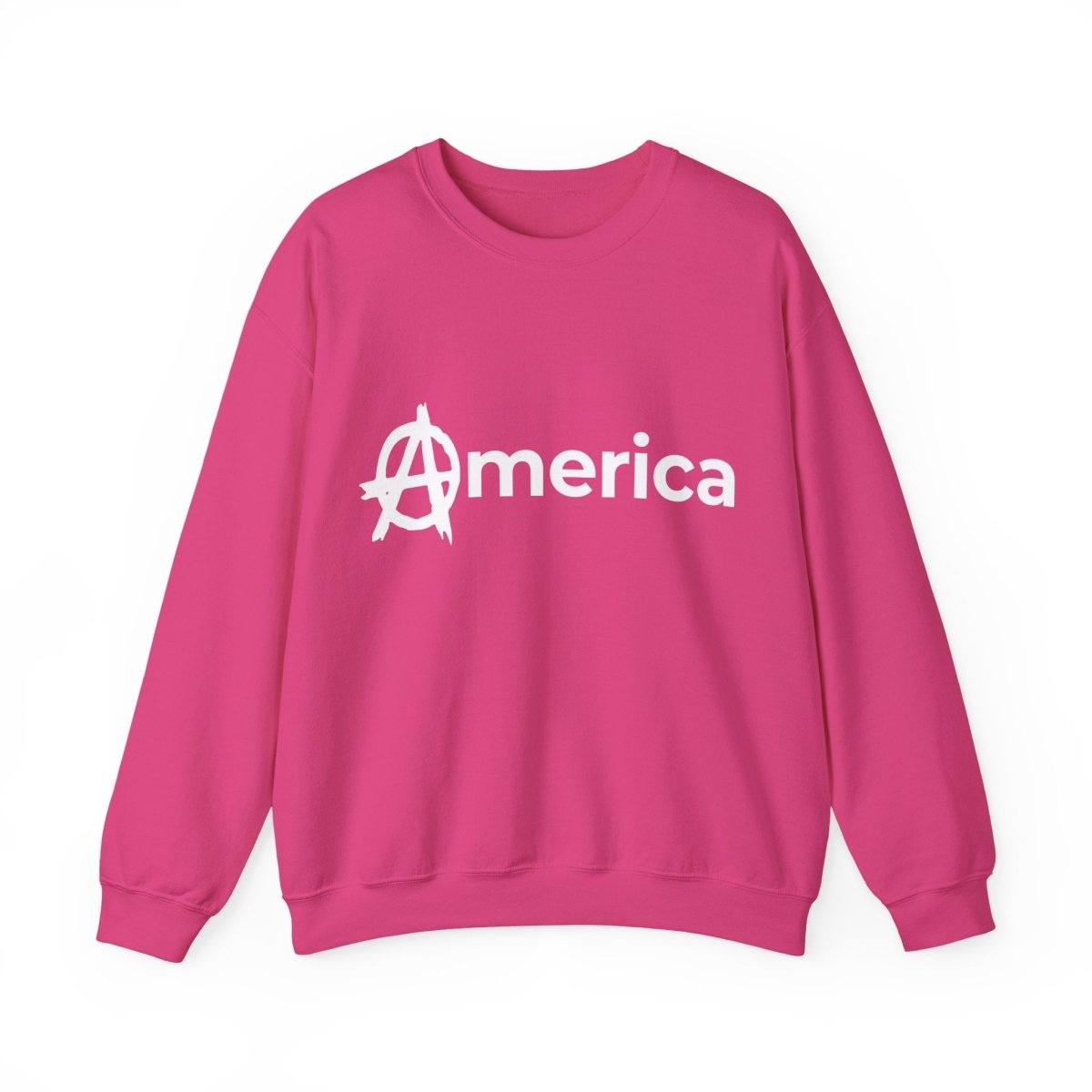 Free Oppression - Sweatshirt - America (Anarchy A) – Anti - Authoritarian Protest Sweatshirt