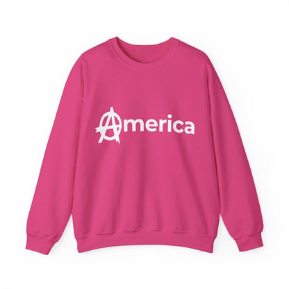 Free Oppression - Sweatshirt - America (Anarchy A) – Anti - Authoritarian Protest Sweatshirt