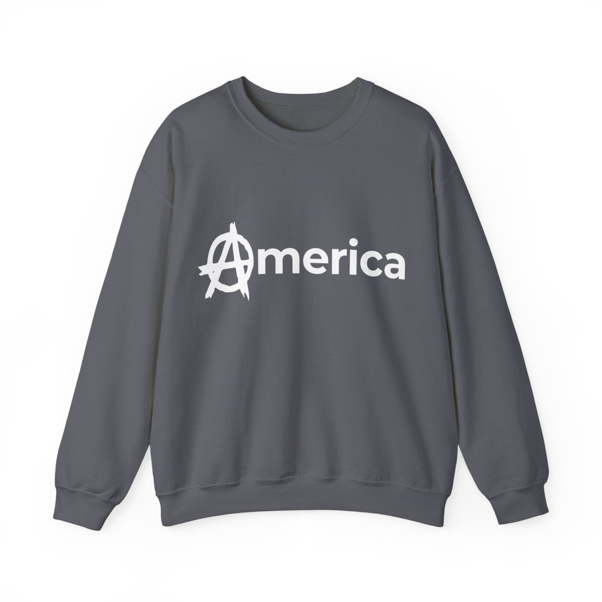 Free Oppression - Sweatshirt - America (Anarchy A) – Anti - Authoritarian Protest Sweatshirt