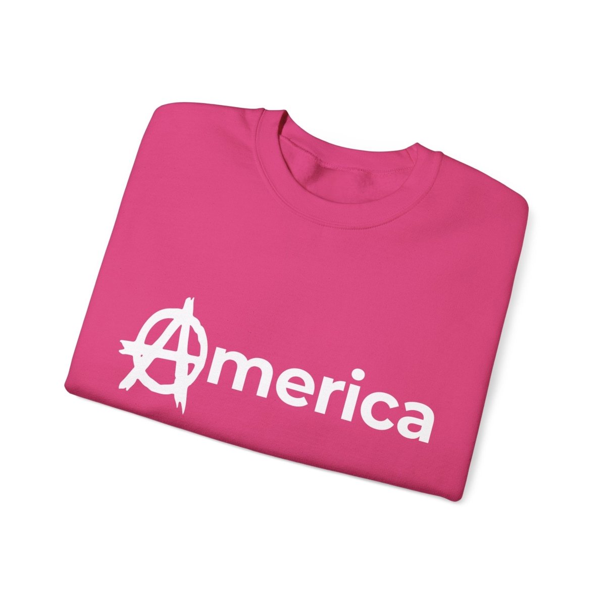 Free Oppression - Sweatshirt - America (Anarchy A) – Anti - Authoritarian Protest Sweatshirt