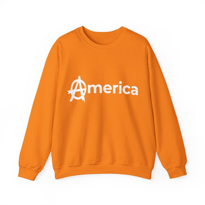 Free Oppression - Sweatshirt - America (Anarchy A) – Anti - Authoritarian Protest Sweatshirt