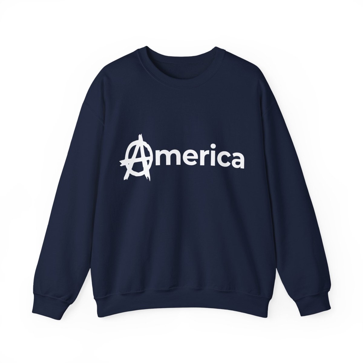 Free Oppression - Sweatshirt - America (Anarchy A) – Anti - Authoritarian Protest Sweatshirt