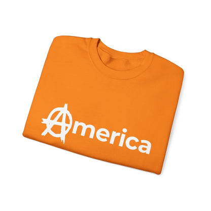 Free Oppression - Sweatshirt - America (Anarchy A) – Anti - Authoritarian Protest Sweatshirt