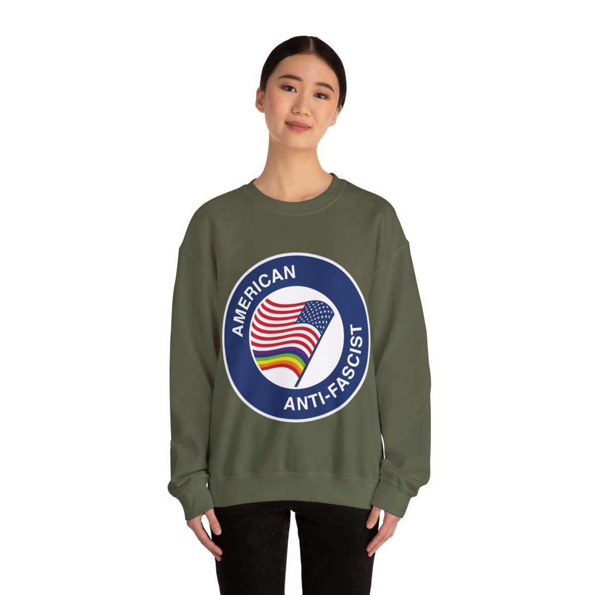 Free Oppression - Sweatshirt - American Anti - Fascist – Pro - Democracy Sweatshirt