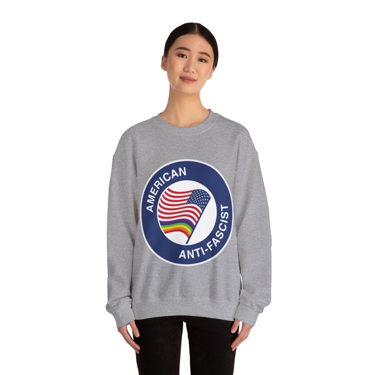 Free Oppression - Sweatshirt - American Anti - Fascist – Pro - Democracy Sweatshirt