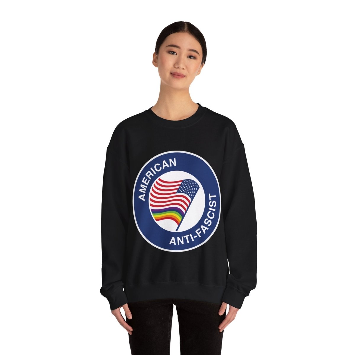 Free Oppression - Sweatshirt - American Anti - Fascist – Pro - Democracy Sweatshirt