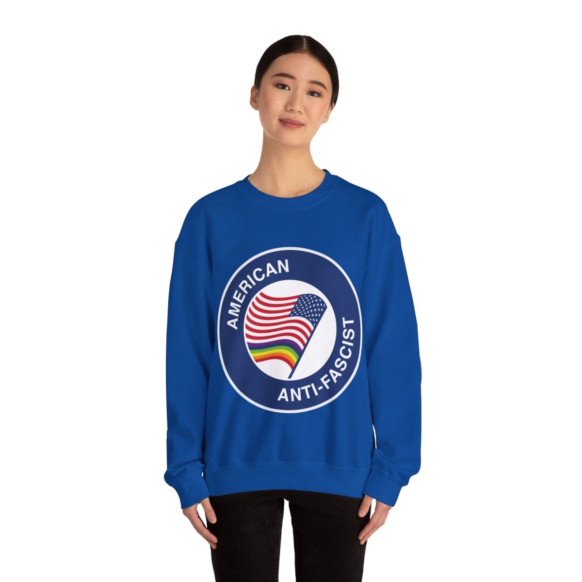 Free Oppression - Sweatshirt - American Anti - Fascist – Pro - Democracy Sweatshirt