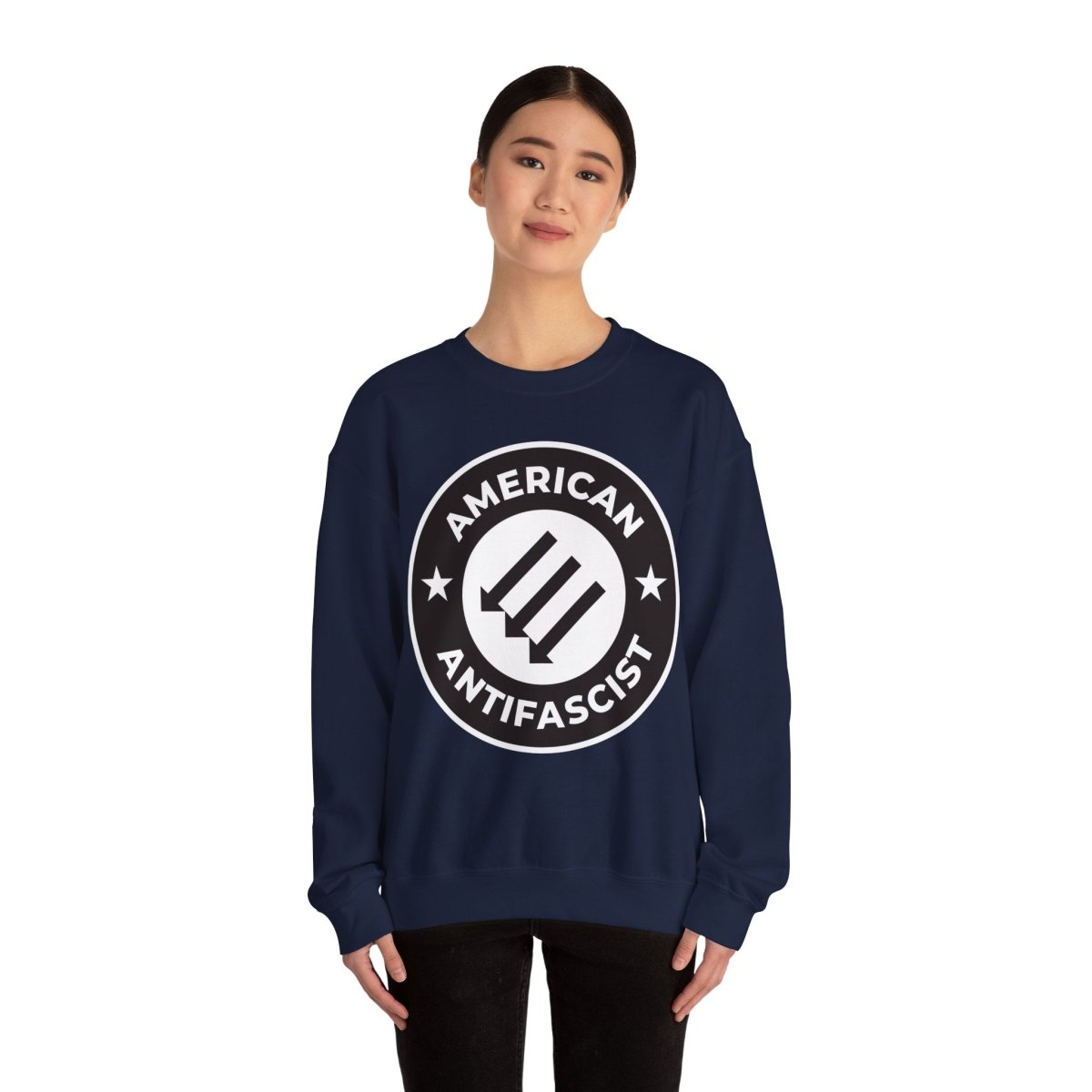 Free Oppression - Sweatshirt - American Antifascist – Three Arrows Sweatshirt