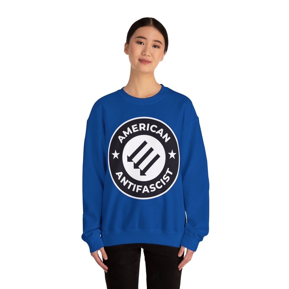 Free Oppression - Sweatshirt - American Antifascist – Three Arrows Sweatshirt