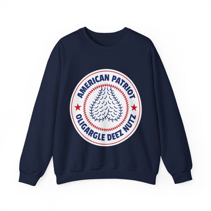 Free Oppression - Sweatshirt - American Patriot Oligargle Deez Nutz – Anti - Oligarchy Satire Sweatshirt