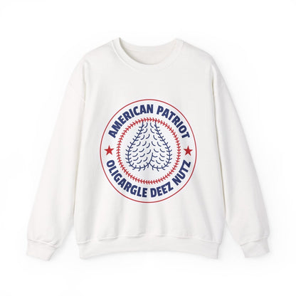 Free Oppression - Sweatshirt - American Patriot Oligargle Deez Nutz – Anti - Oligarchy Satire Sweatshirt