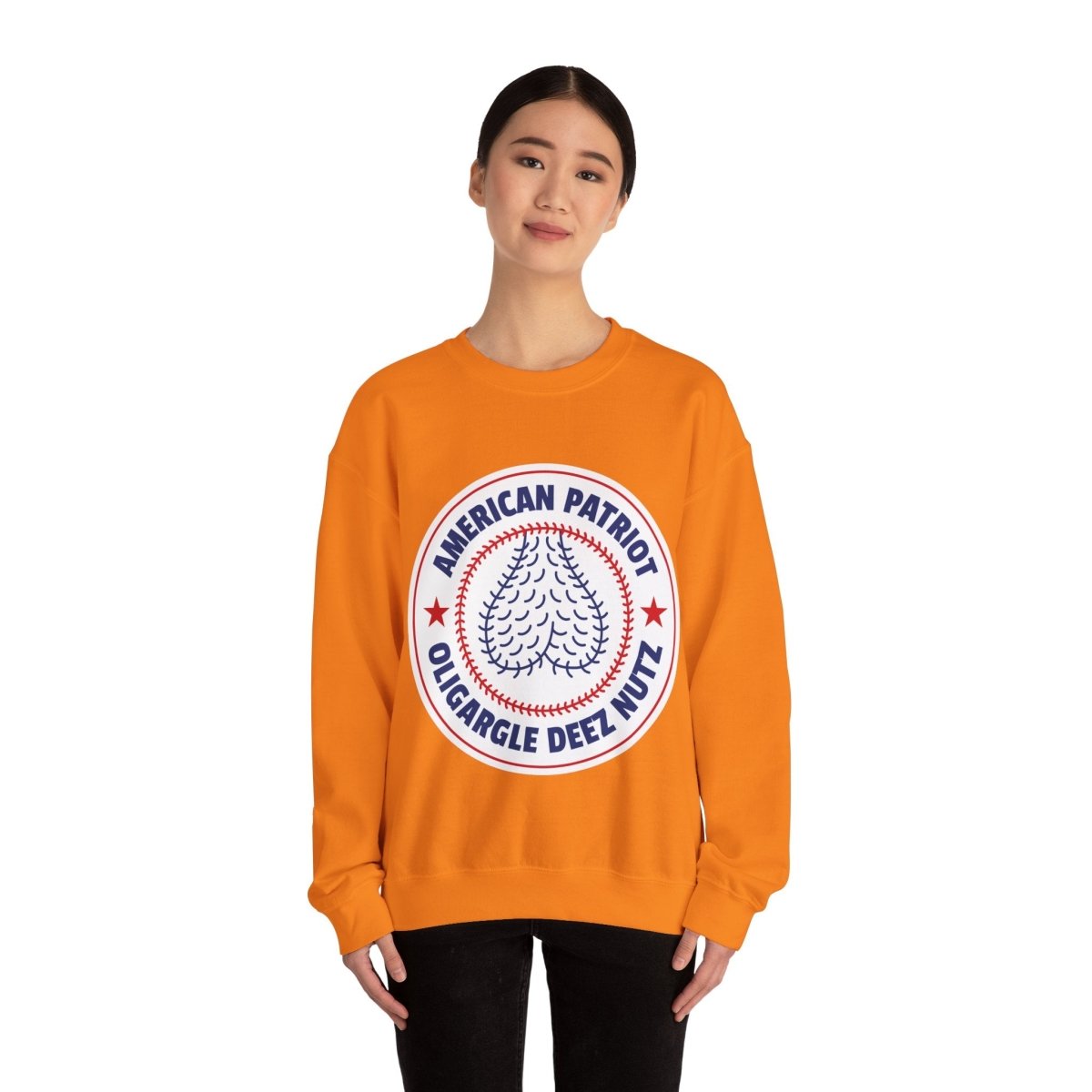 Free Oppression - Sweatshirt - American Patriot Oligargle Deez Nutz – Anti - Oligarchy Satire Sweatshirt
