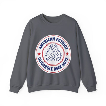 Free Oppression - Sweatshirt - American Patriot Oligargle Deez Nutz – Anti - Oligarchy Satire Sweatshirt